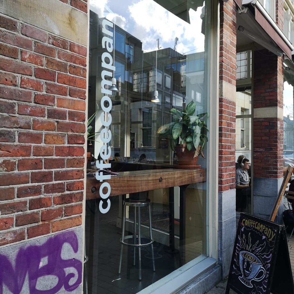Antique coffee grinders on display